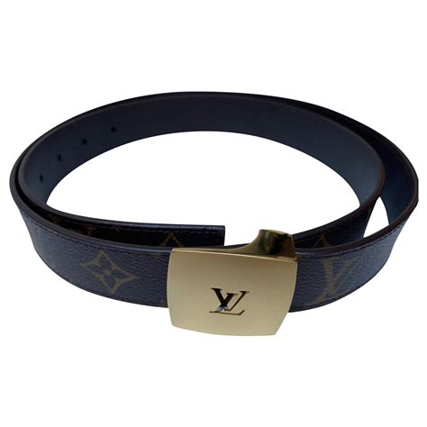 louis vuitton men's leather belt|More.